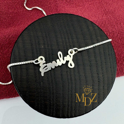 Minimalist Silver Name Necklace