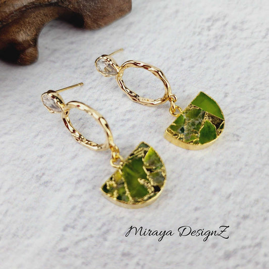Mojave Turquoise Green Drop Earring
