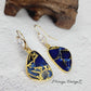 Blue Mojave Turquoise Teardrop Earring