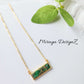 Mojave Turquoise Necklace - Rectangle