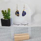 Blue Mojave Turquoise Teardrop Earring