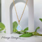 Fire Opal Necklace - Teardrop