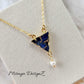 Triangle Mojave Turquoise Necklace