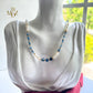 Kyanite and Pearl Necklace