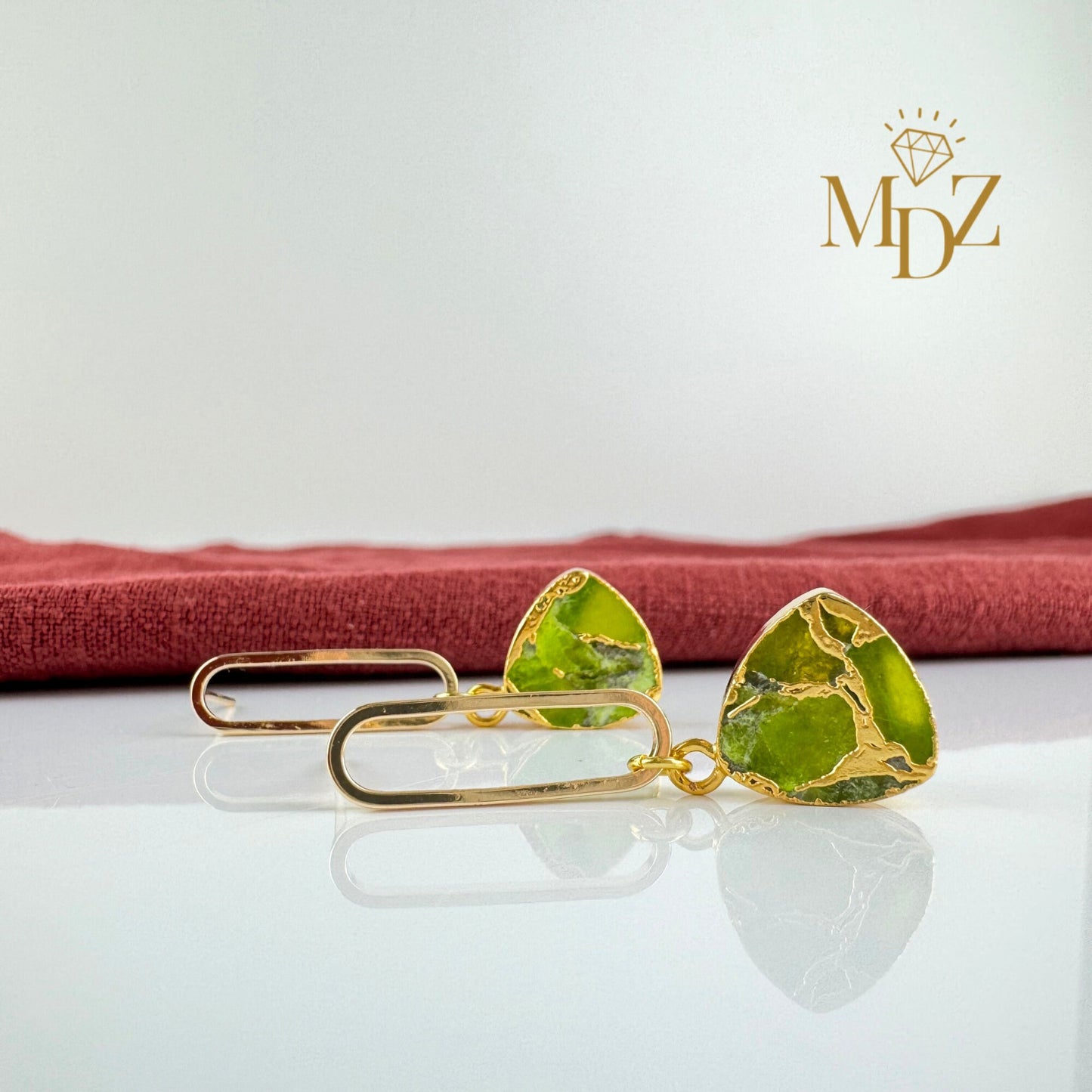 peridot earrings