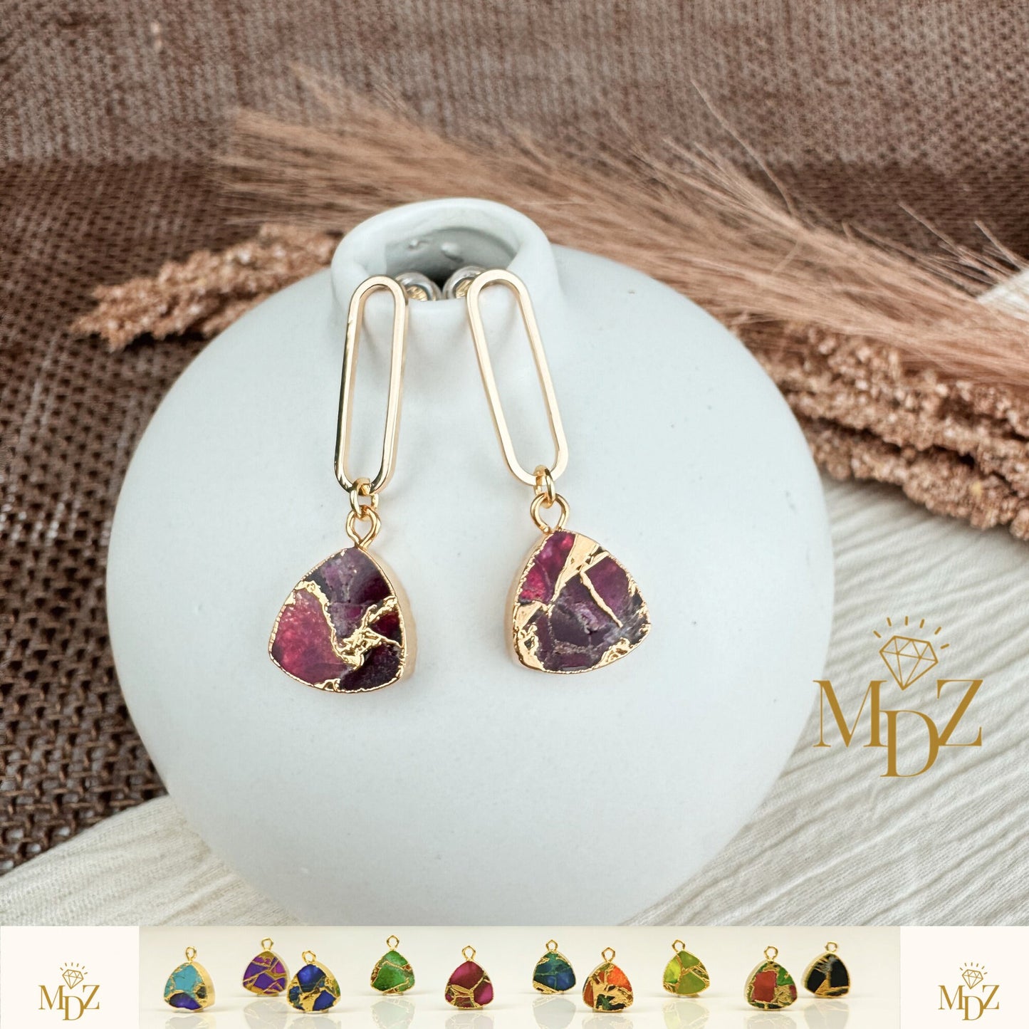 Ruby Earrings