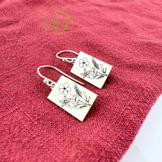 wildflower earrings