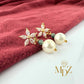 Freshwater Pearl Flower Earrings