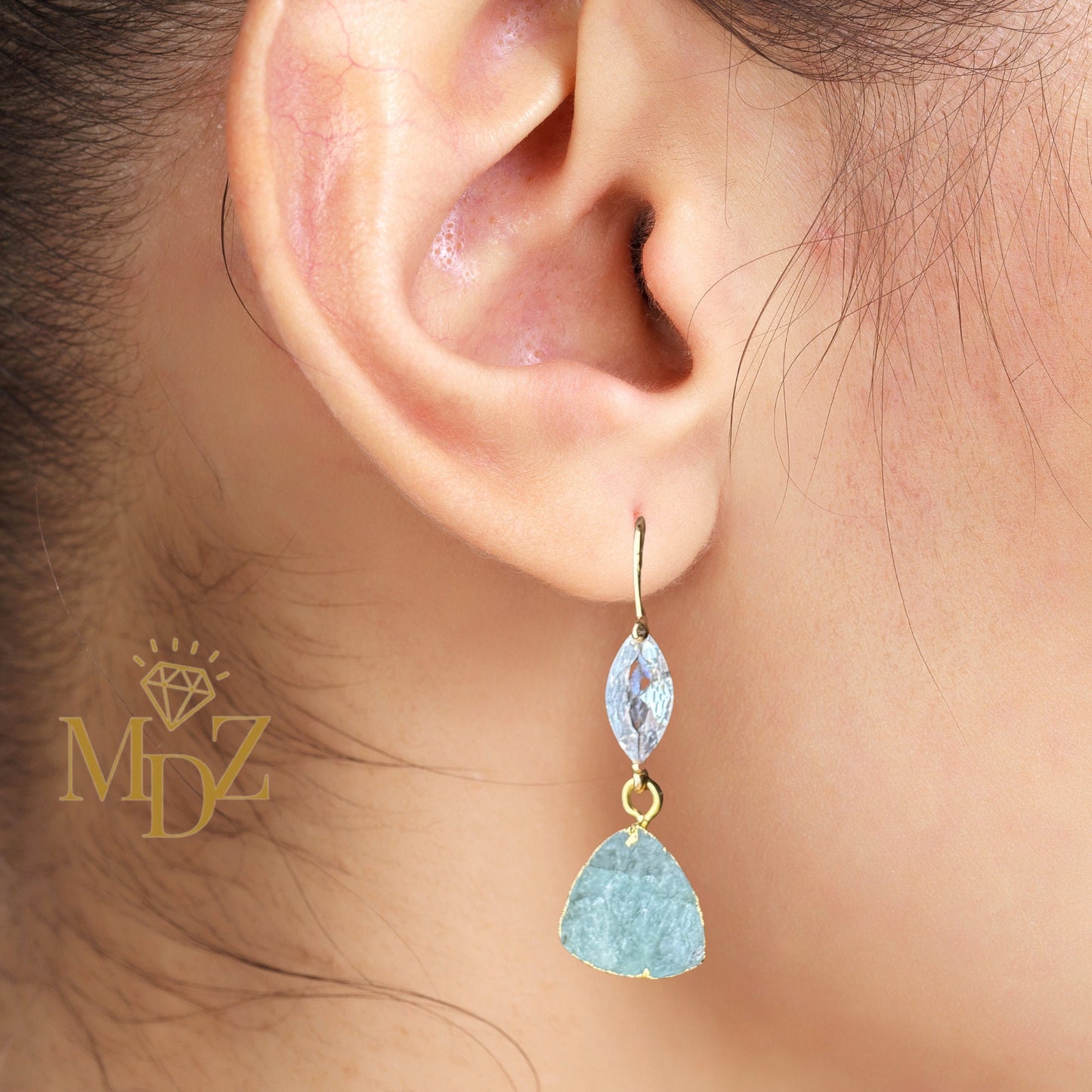 Aquamarine Earrings