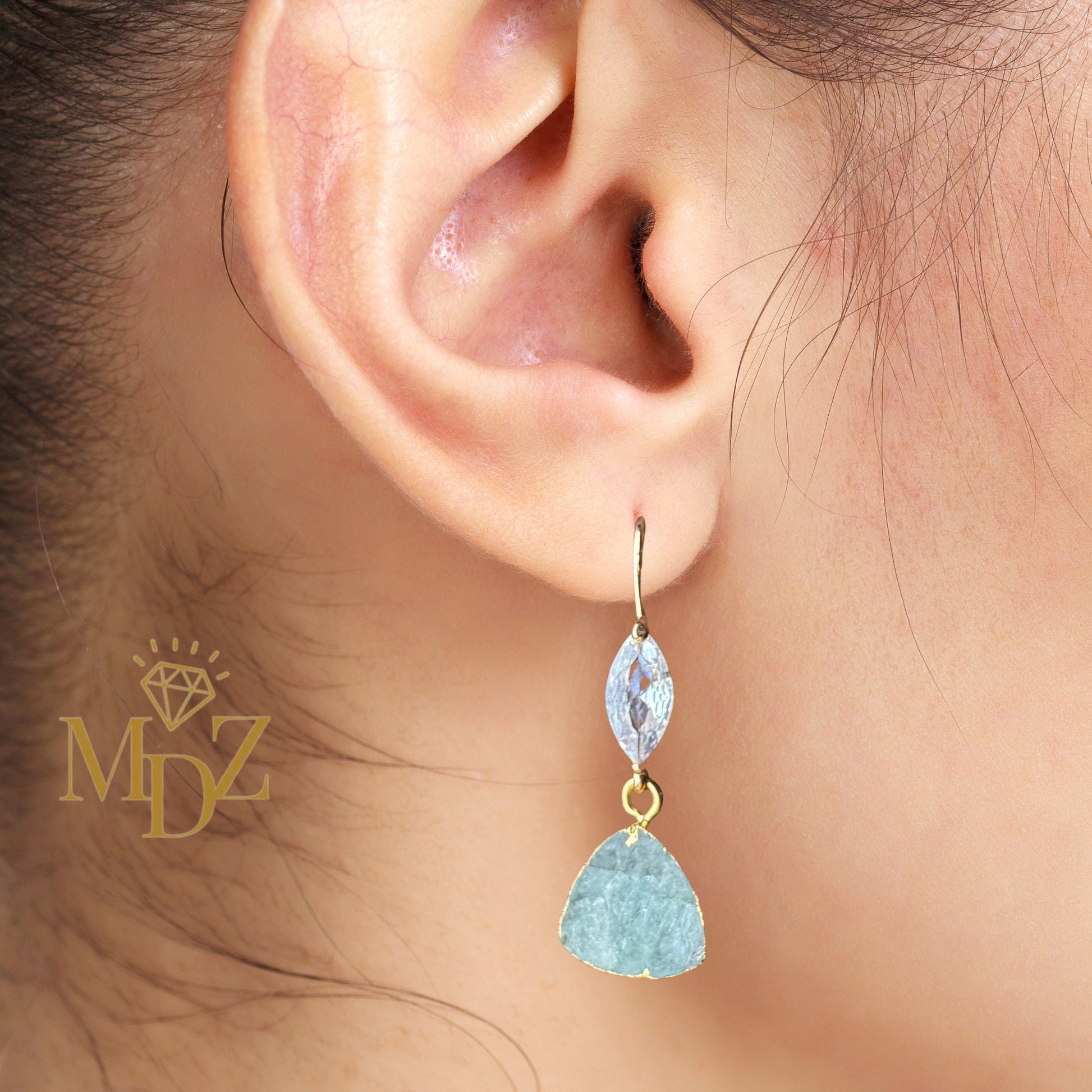 Aquamarine Earrings