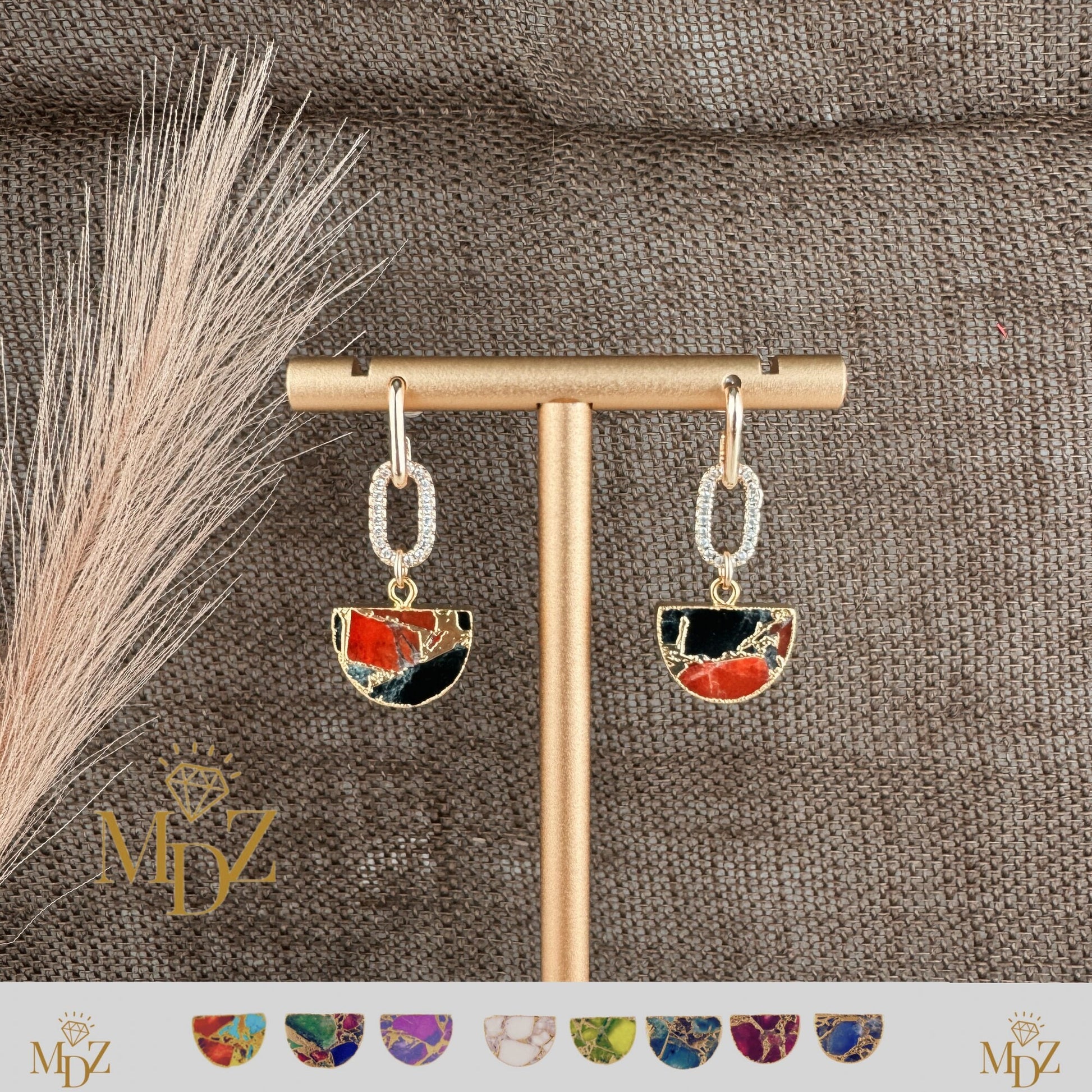 Drop Mojave Turquoise Earrings