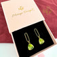peridot earrings