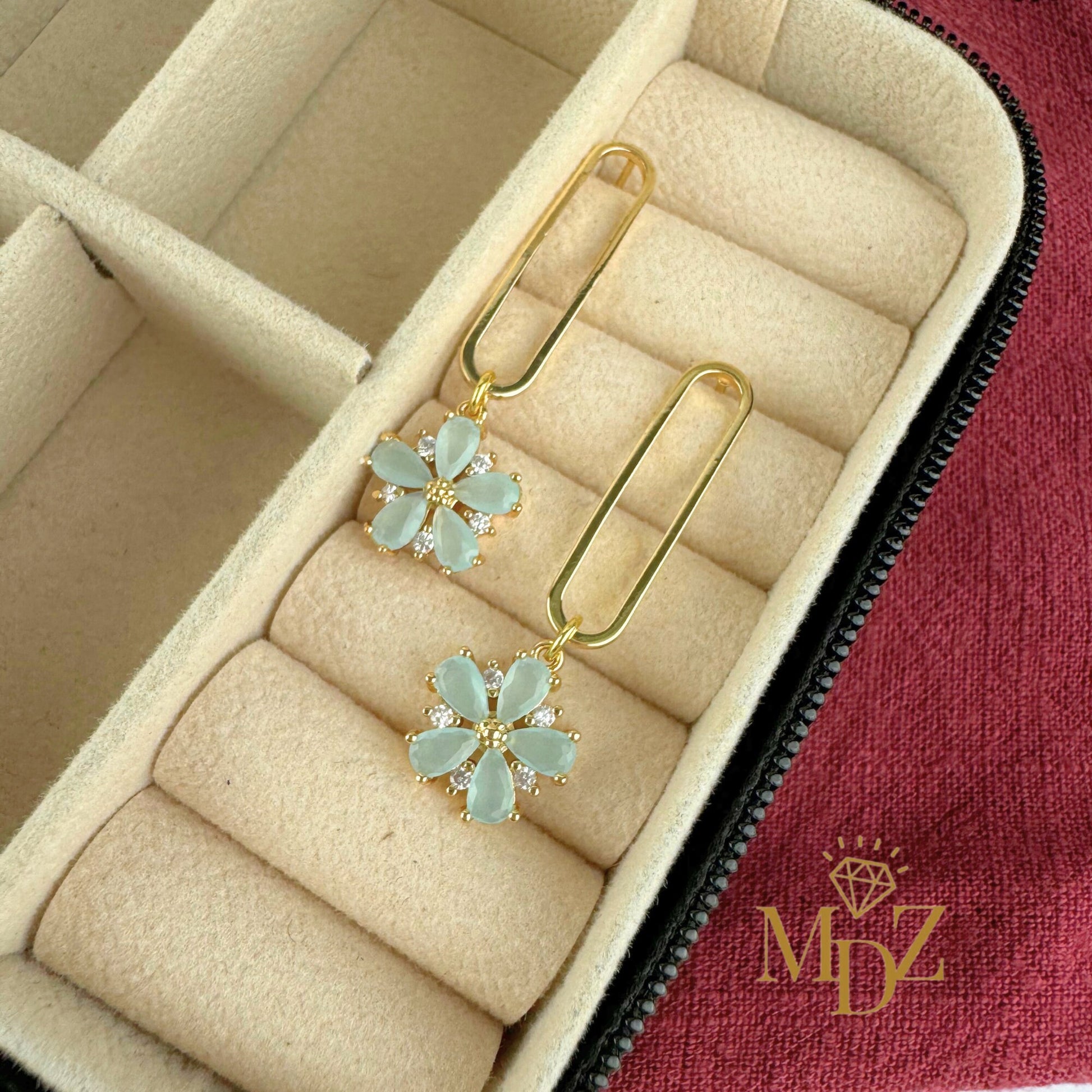 Mint Green Earrings