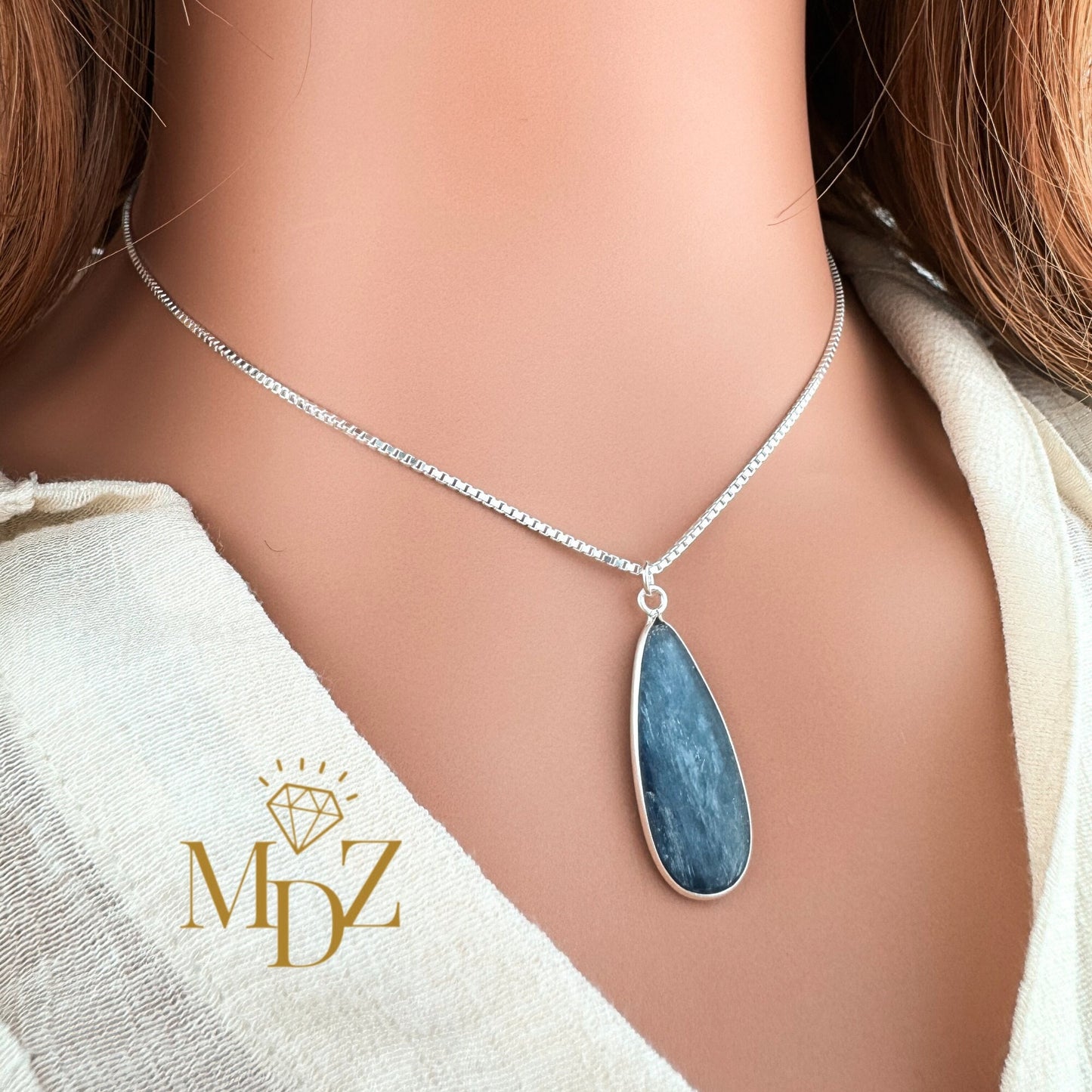 Blue Kyanite Necklace