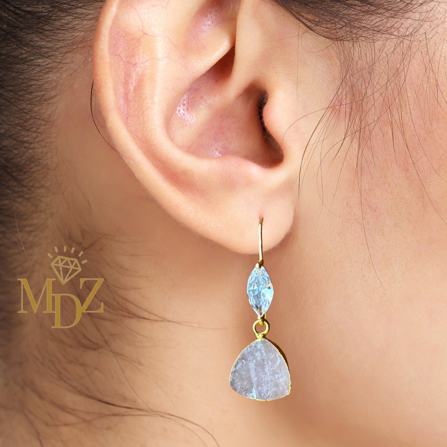 Raw Rose Quartz jewelry