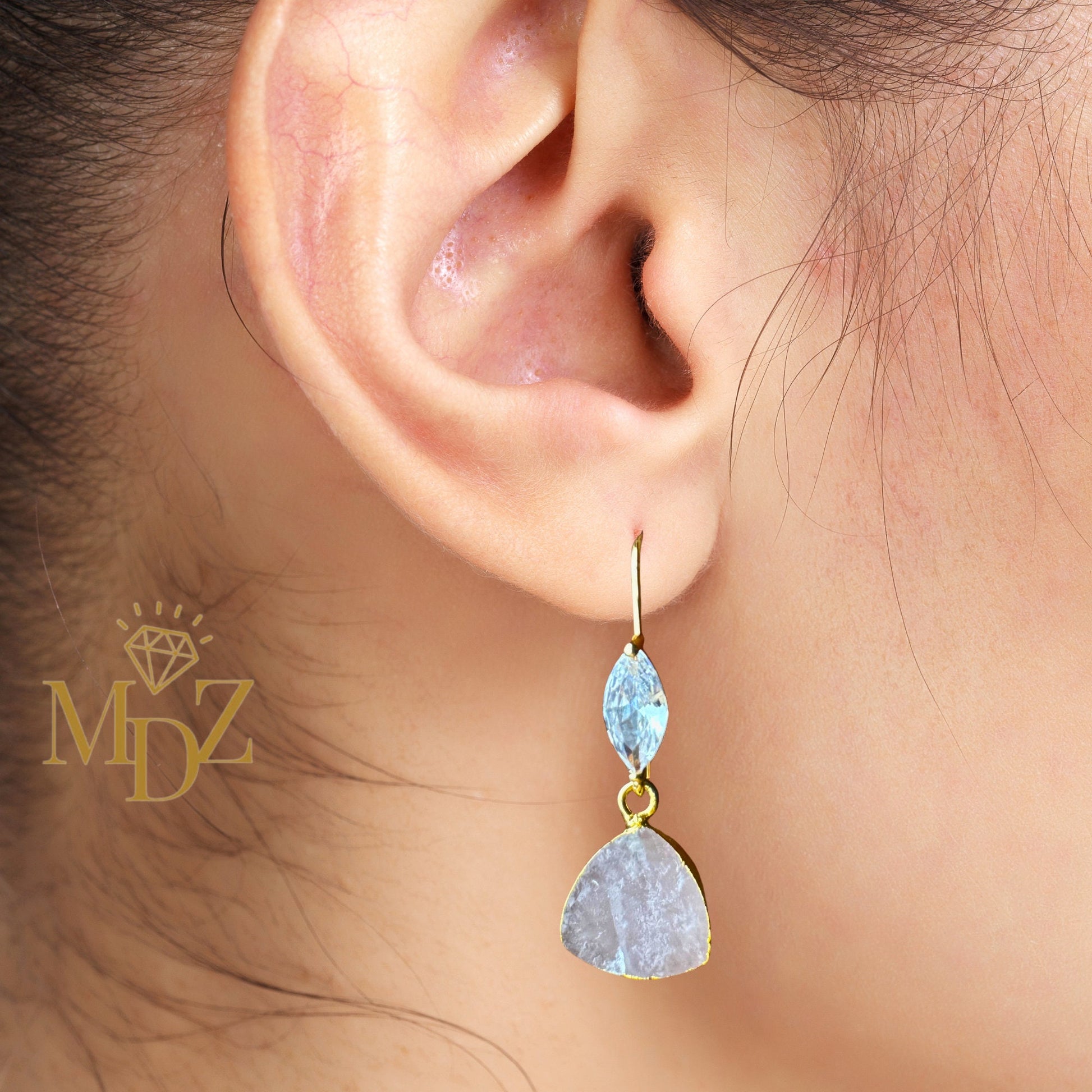 Raw Rose Quartz jewelry