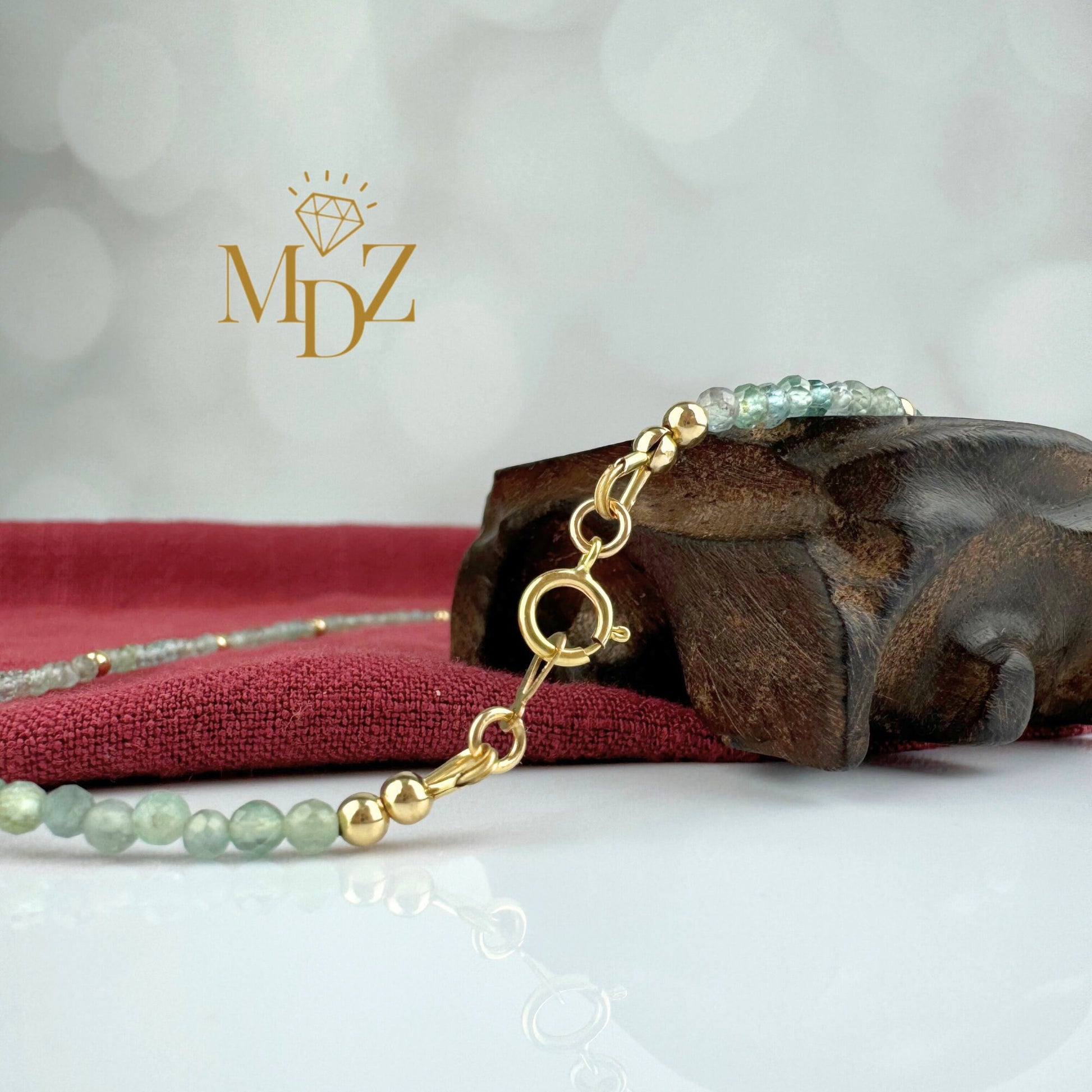 Apatite Beaded Choker necklace