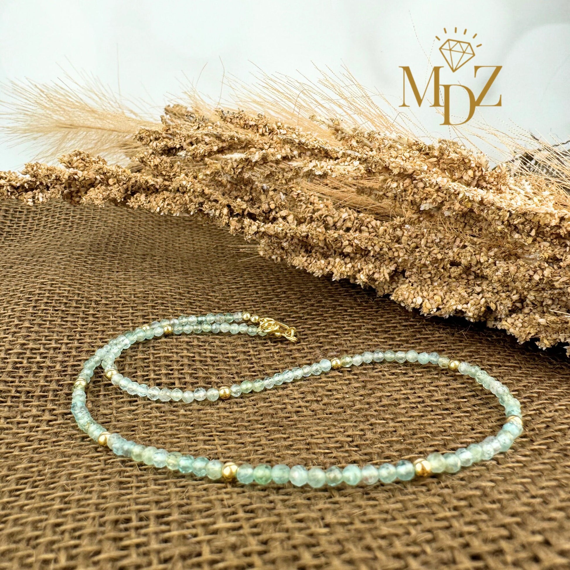 Apatite Beaded Choker necklace