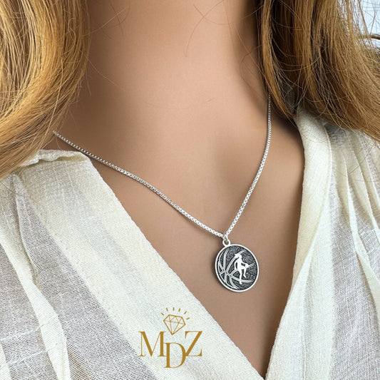 Girls Basketball Necklace