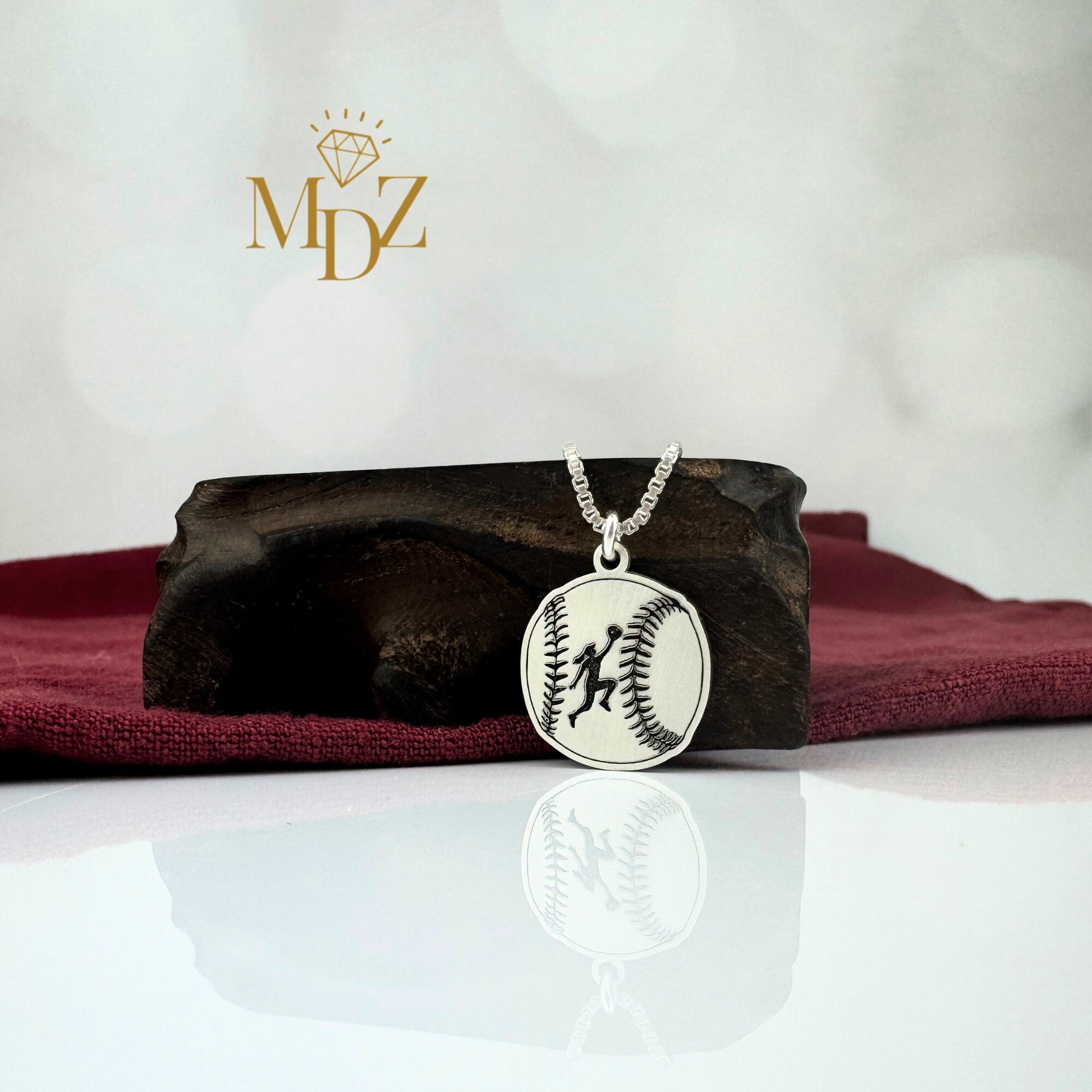 Softball Necklace