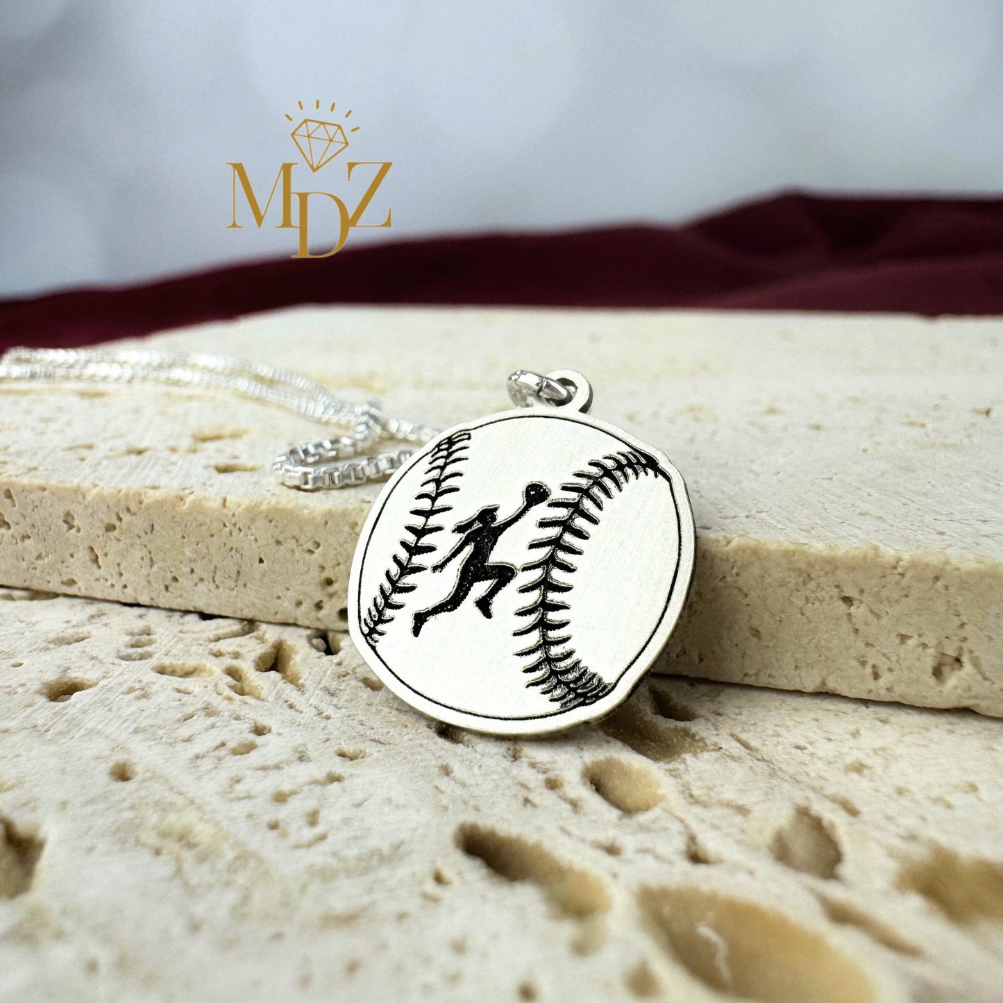 Softball Necklace