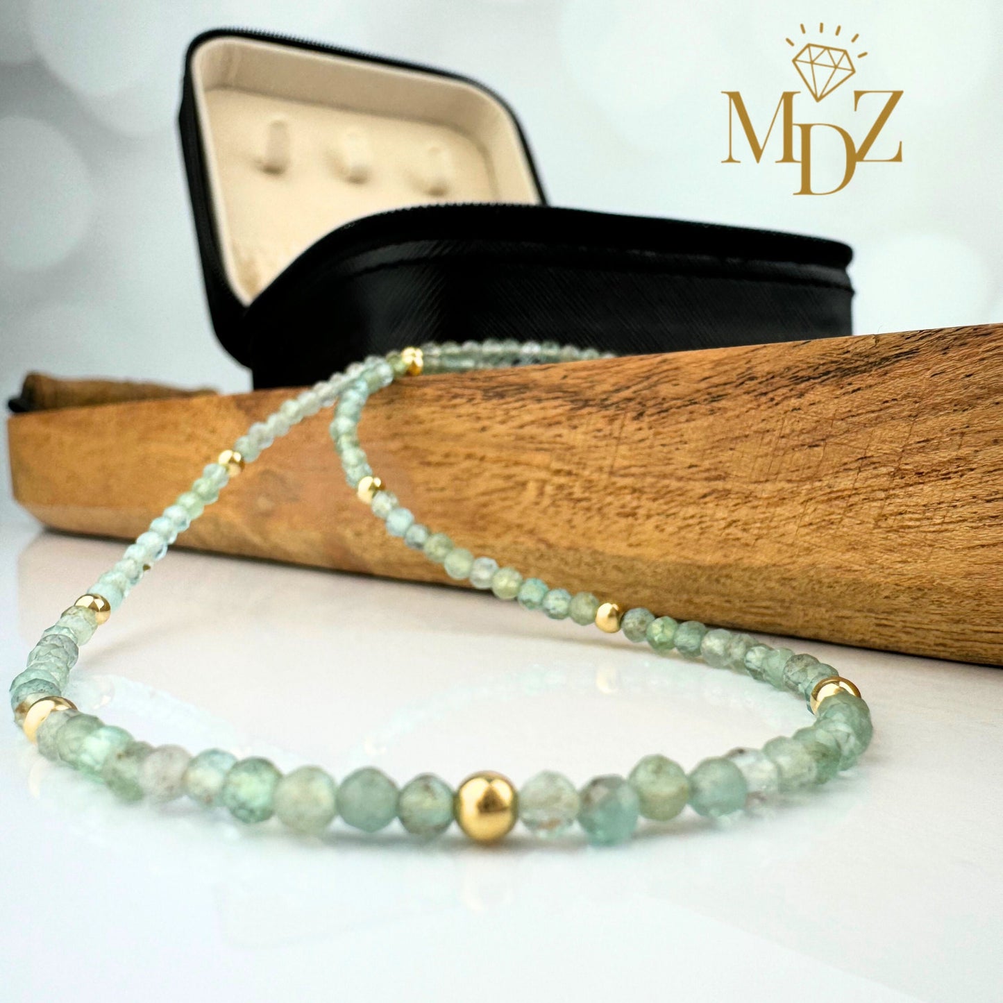 Apatite Beaded Choker necklace