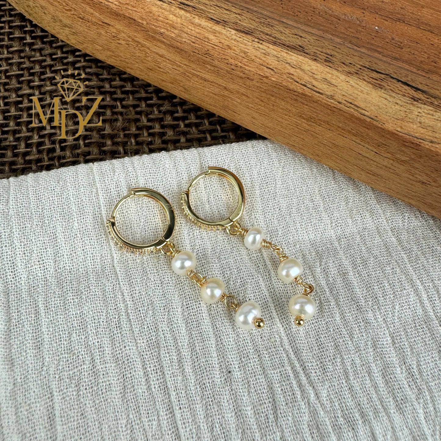 gold hoop earrings