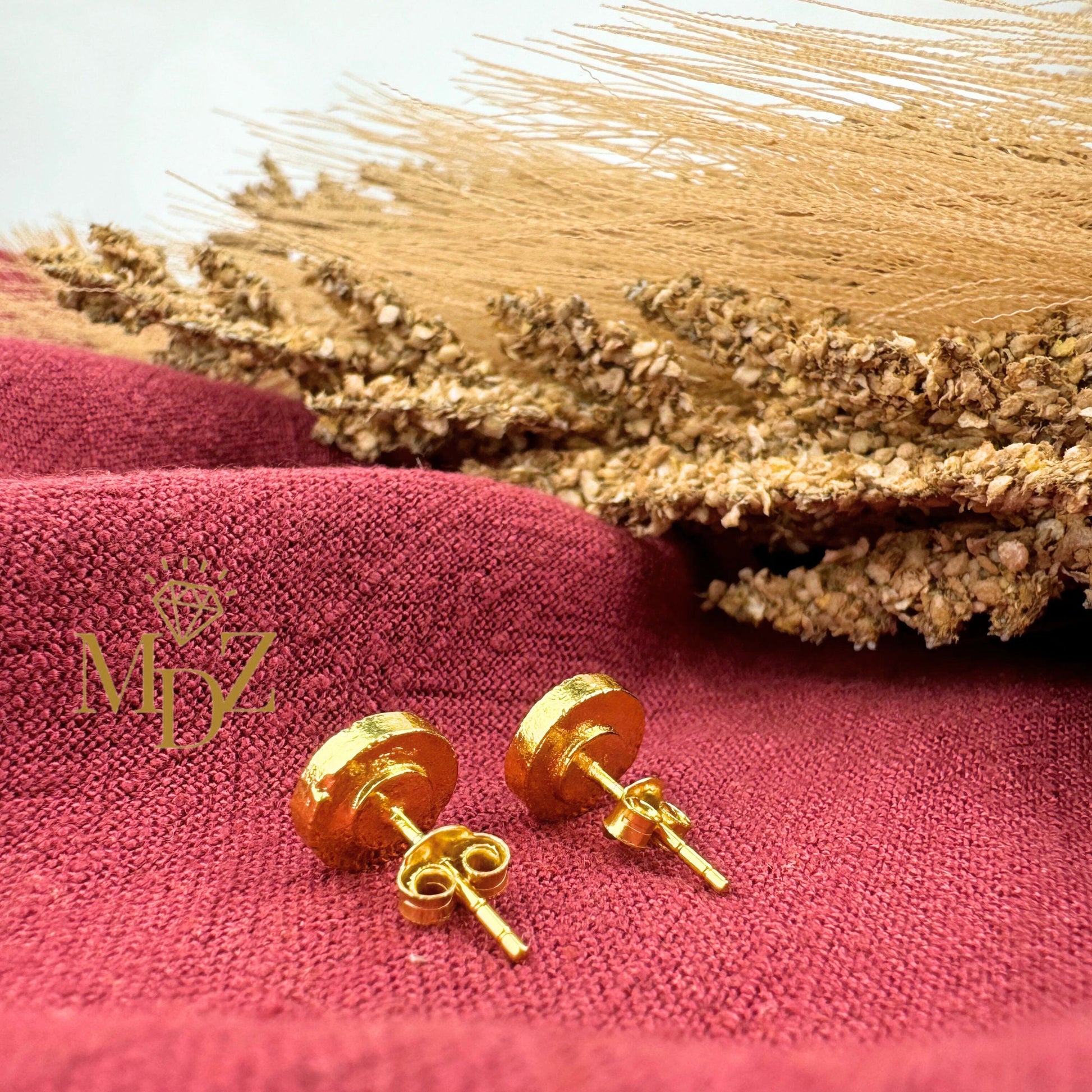 Mojave Purple Turquoise Stud Earrings