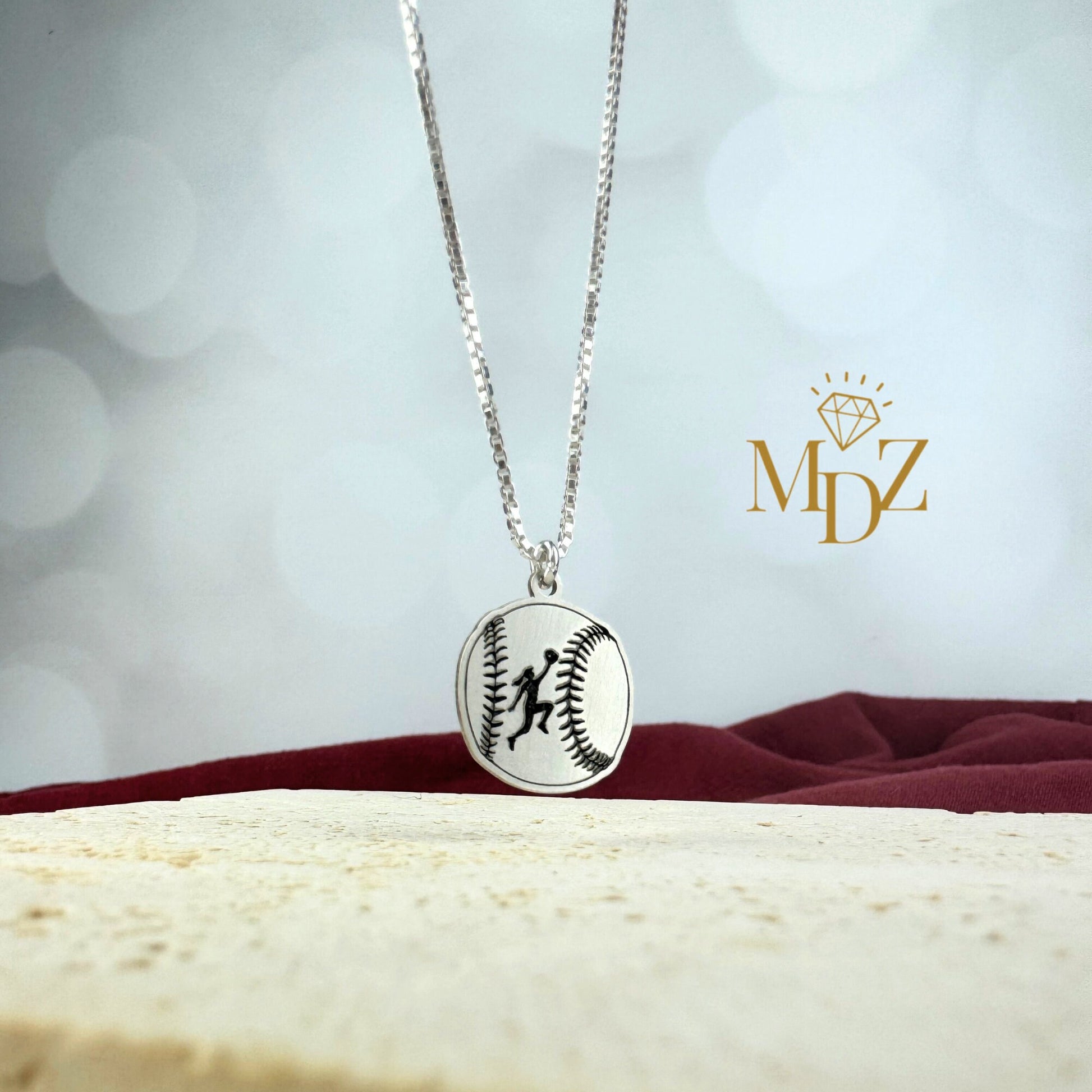 Softball Necklace