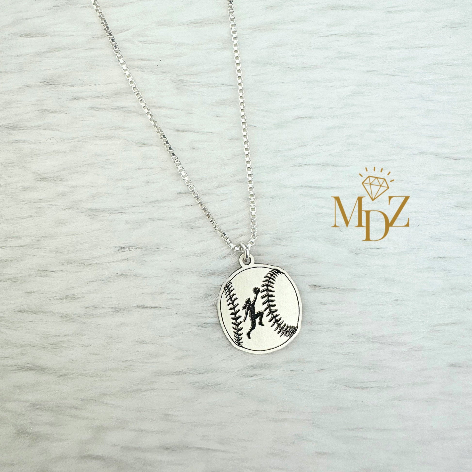 Softball Necklace