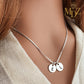 Round initial necklace