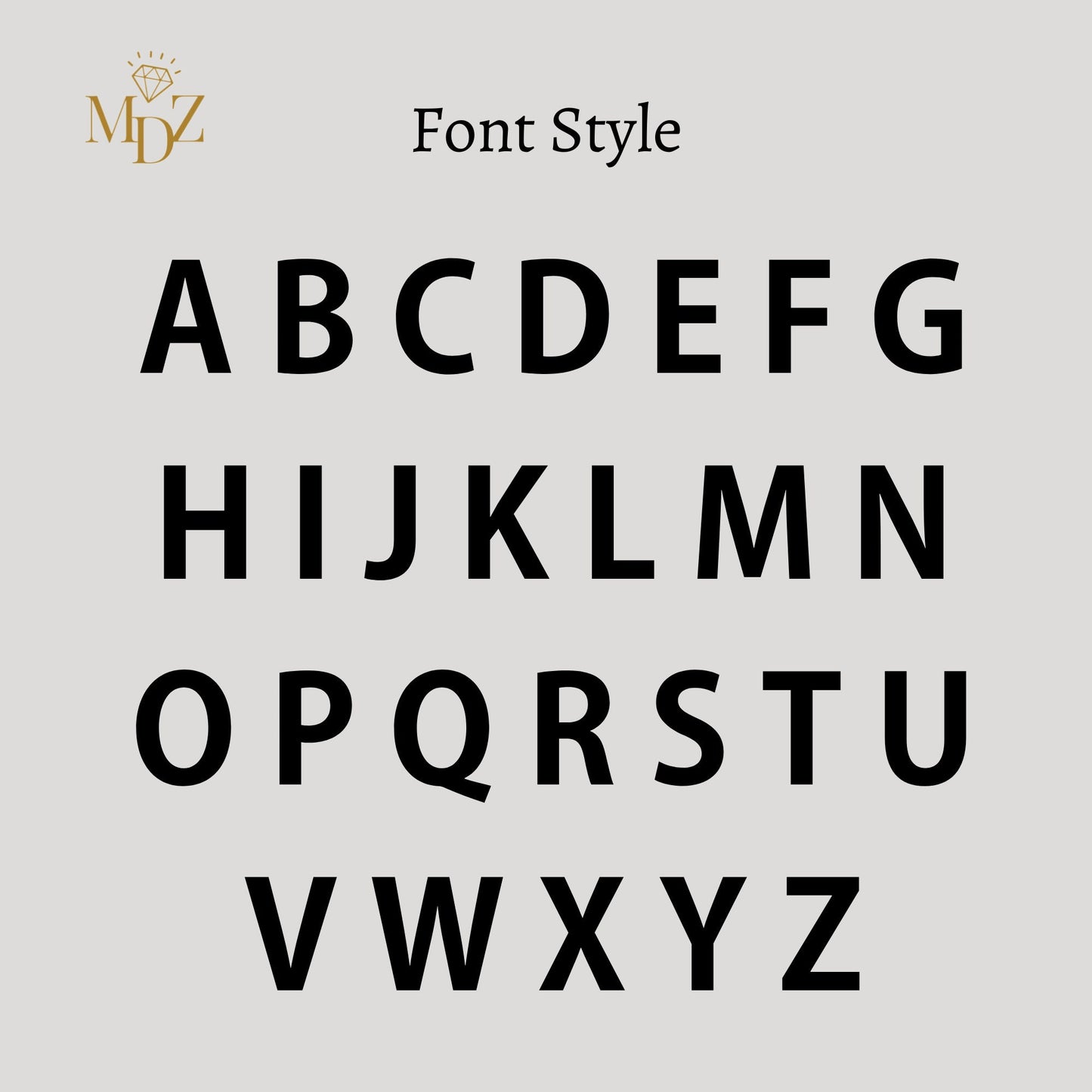 Round initial necklace