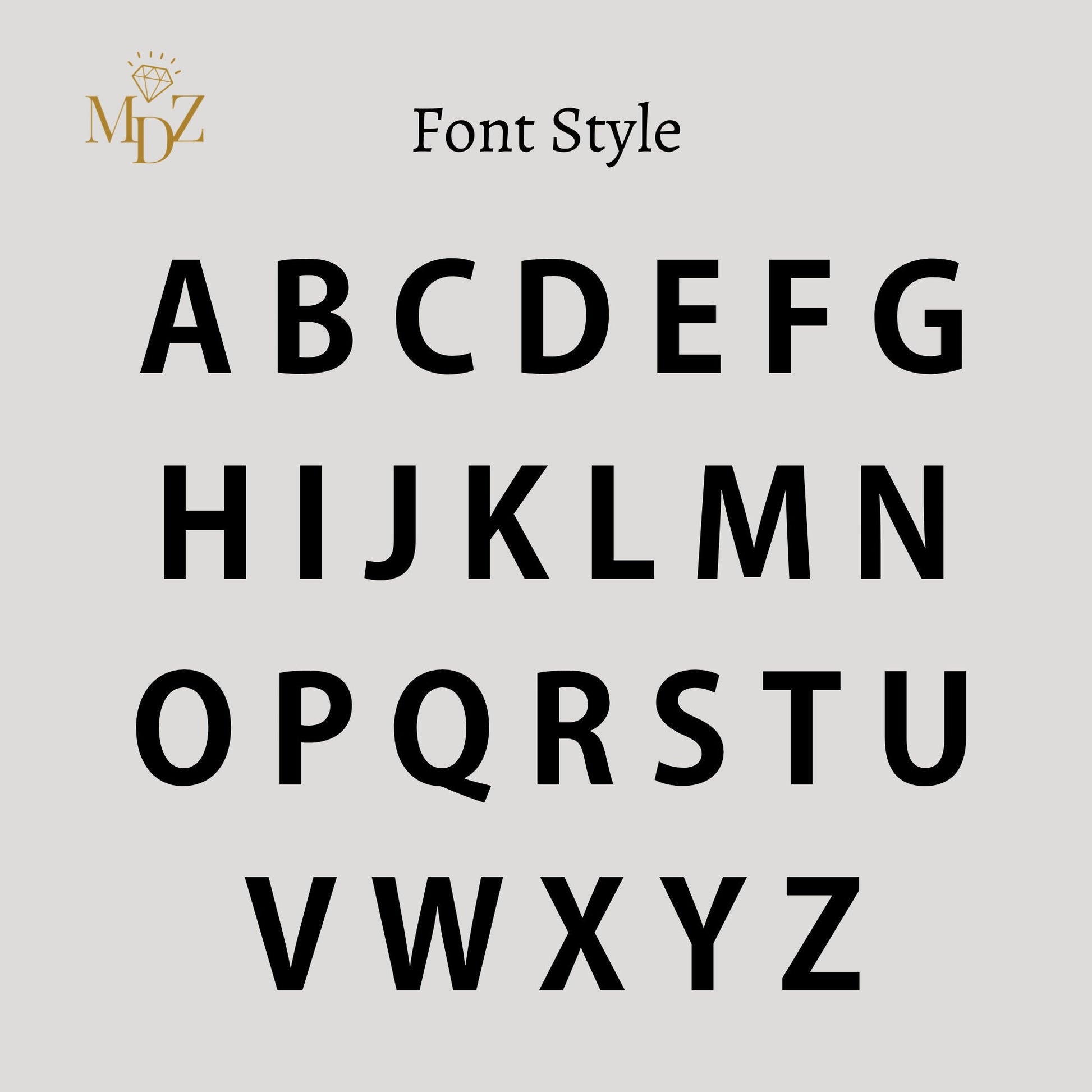 Round initial necklace