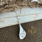 Sterling Silver Freshwater Pearl Shell Necklace
