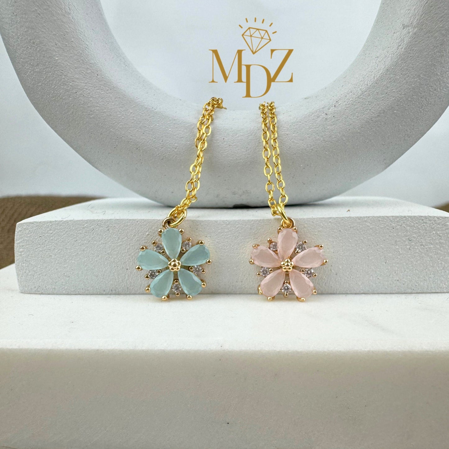 Pink Cherry Blossom Necklace