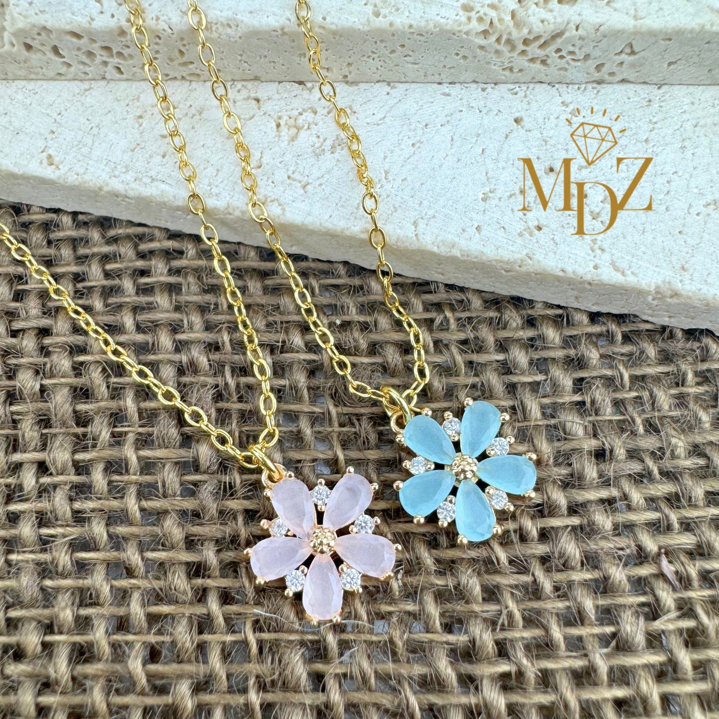 Pink Cherry Blossom Necklace