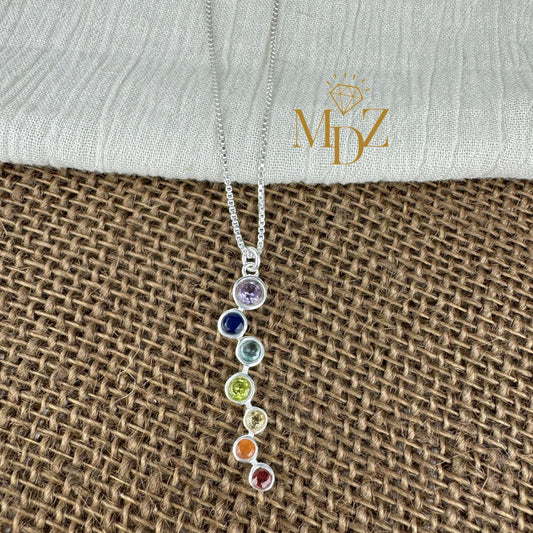 Modern Chakra Stone Necklace