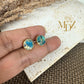Ocean Blue Mojave Turquoise Stud