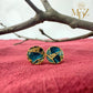 Ocean Blue Mojave Turquoise Stud