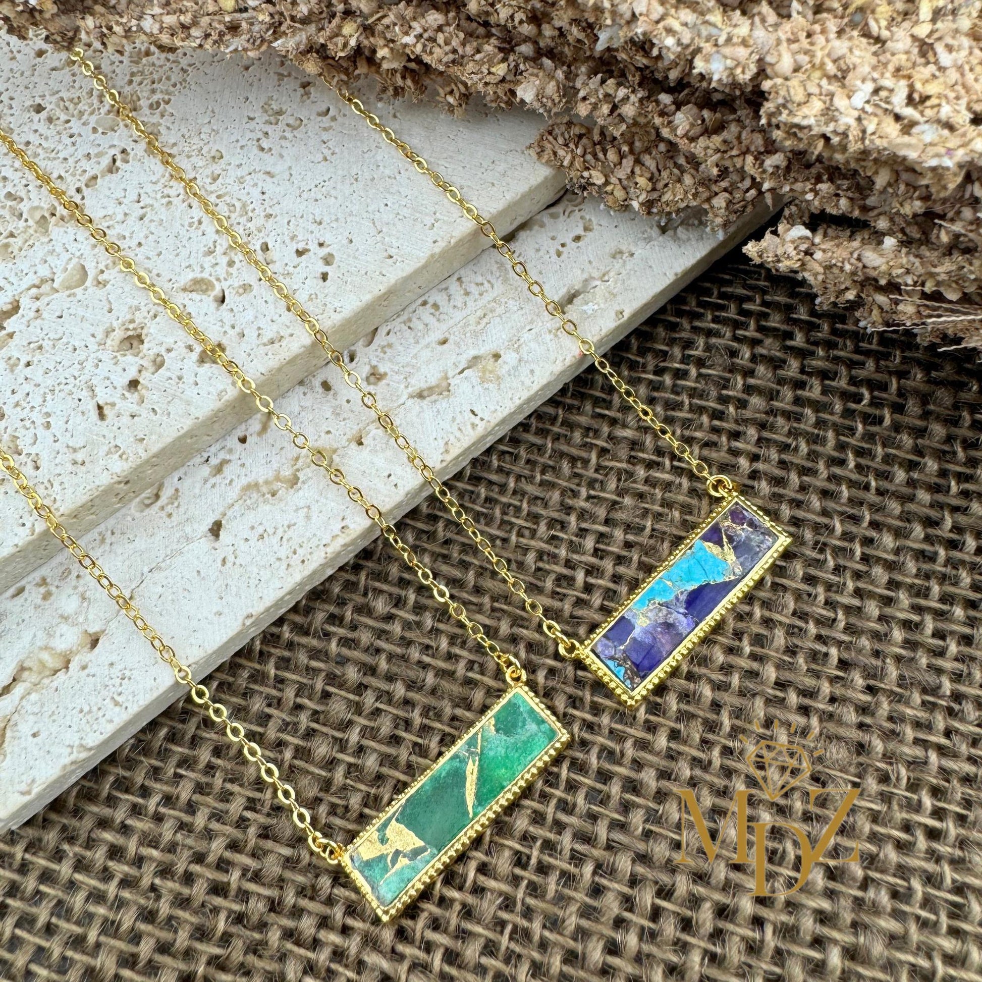 Bar Mohave Turquoise Necklace