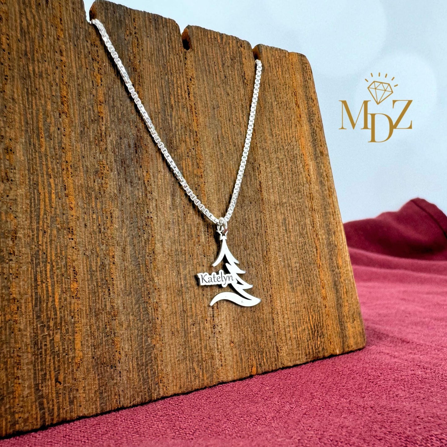 Holiday Custom Name Necklace