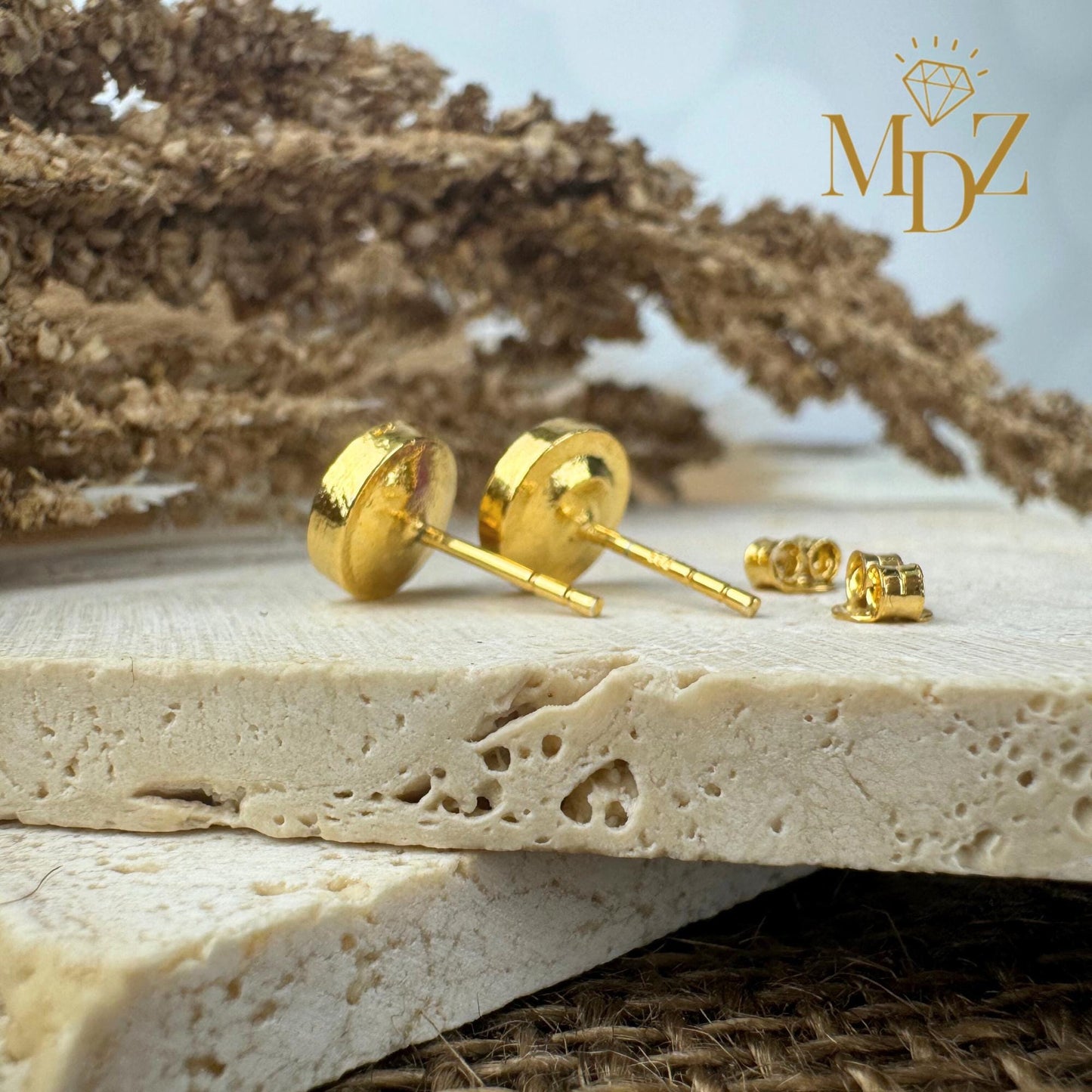 Purple Mojave Turquoise Stud