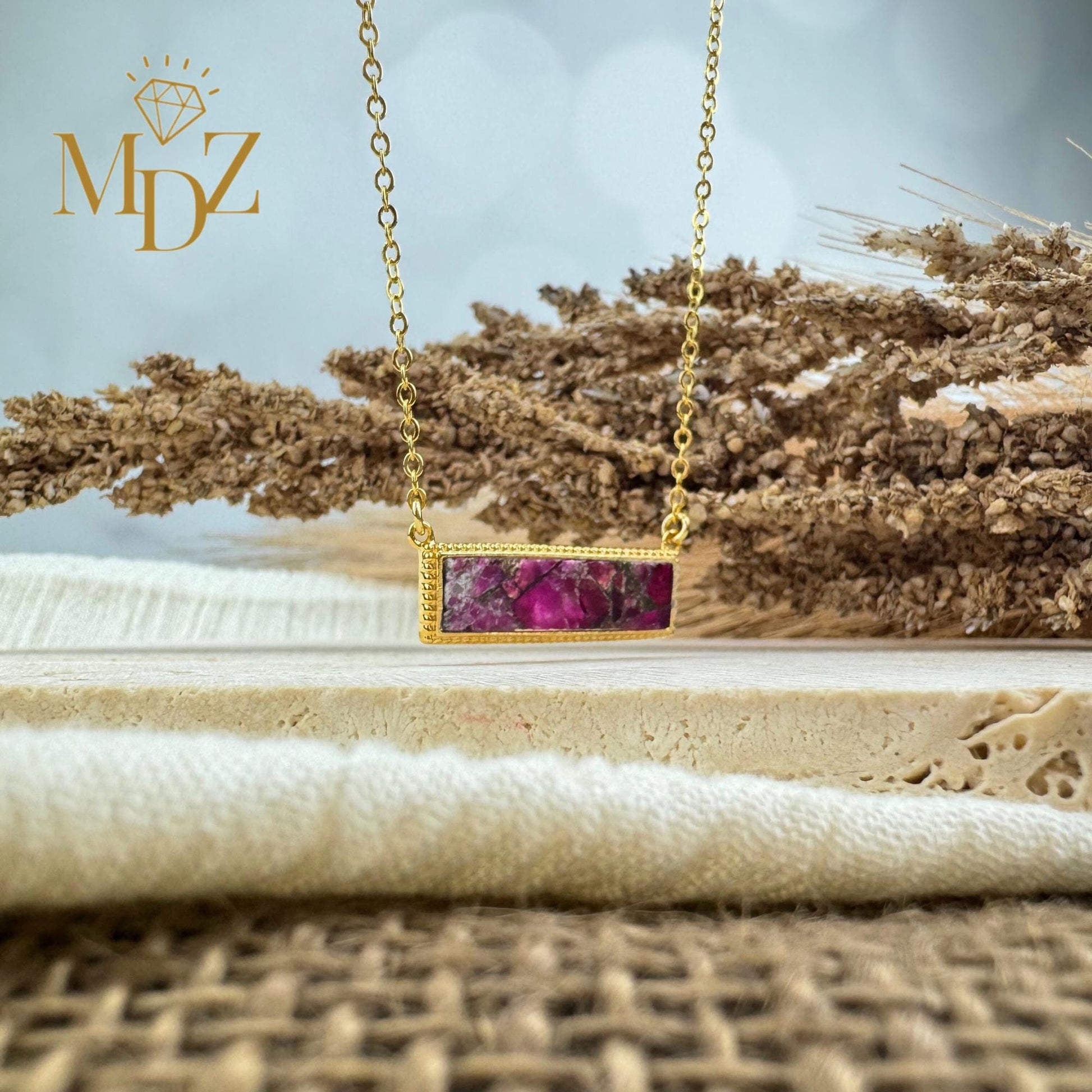 Bar Mohave Turquoise Necklace