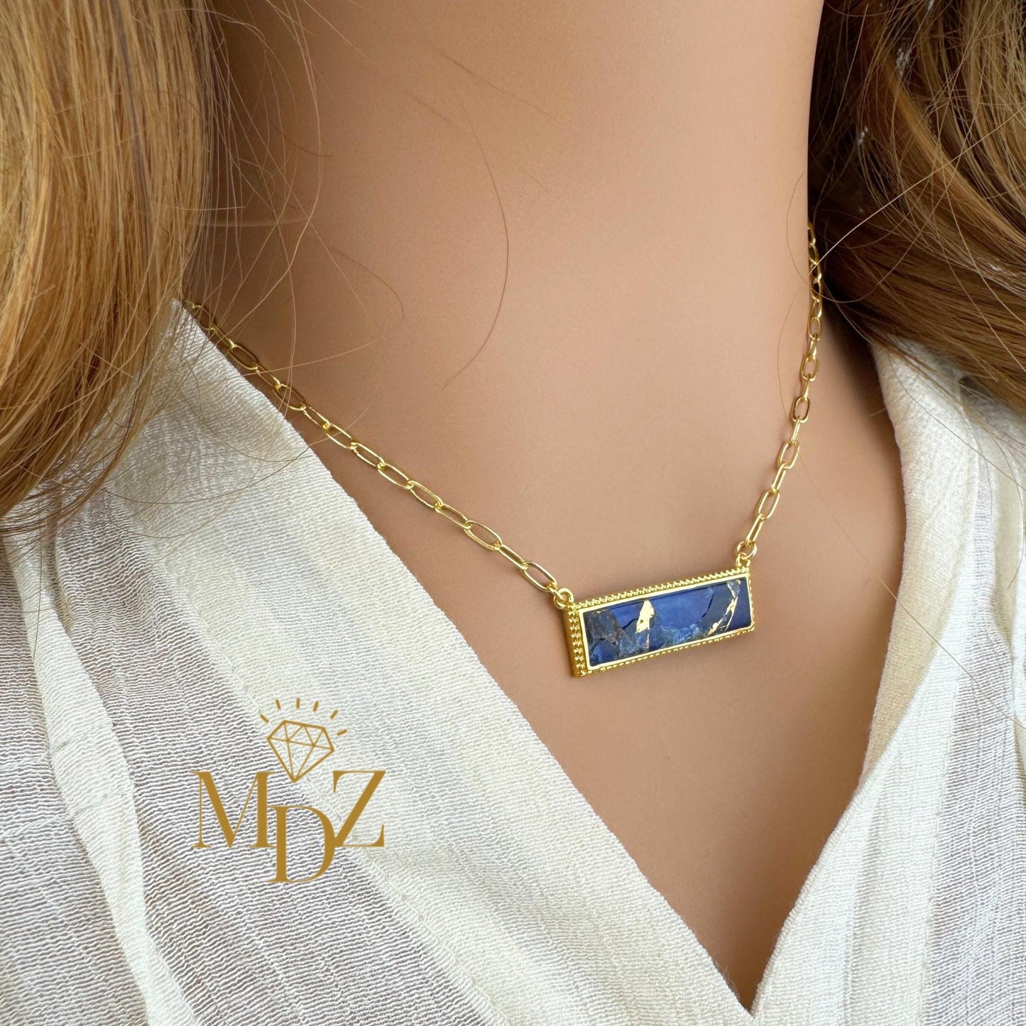 Bar Mohave Turquoise Necklace