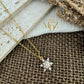 Minimalist Snowflake Layering Necklace