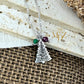 Sterling Silver Christmas Tree Necklace