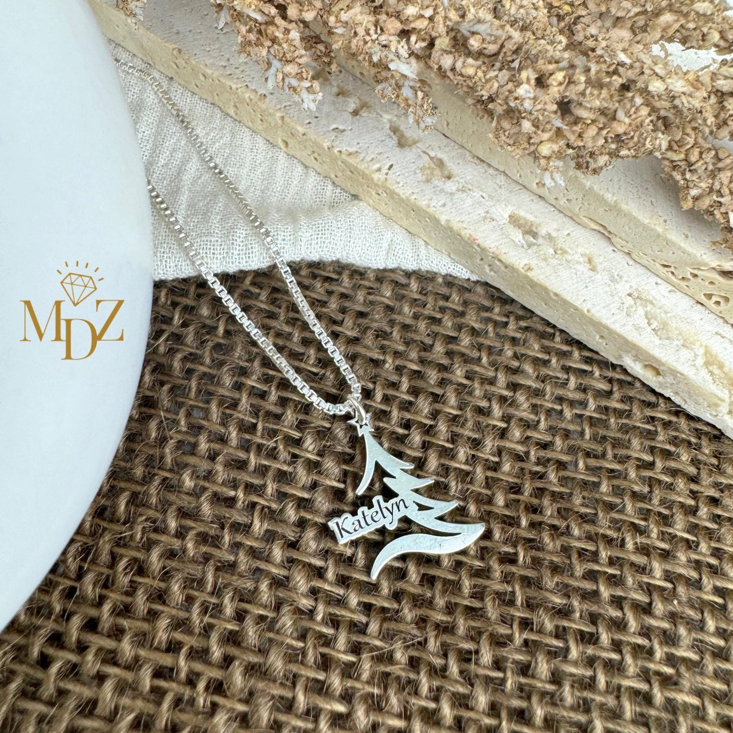 Holiday Custom Name Necklace