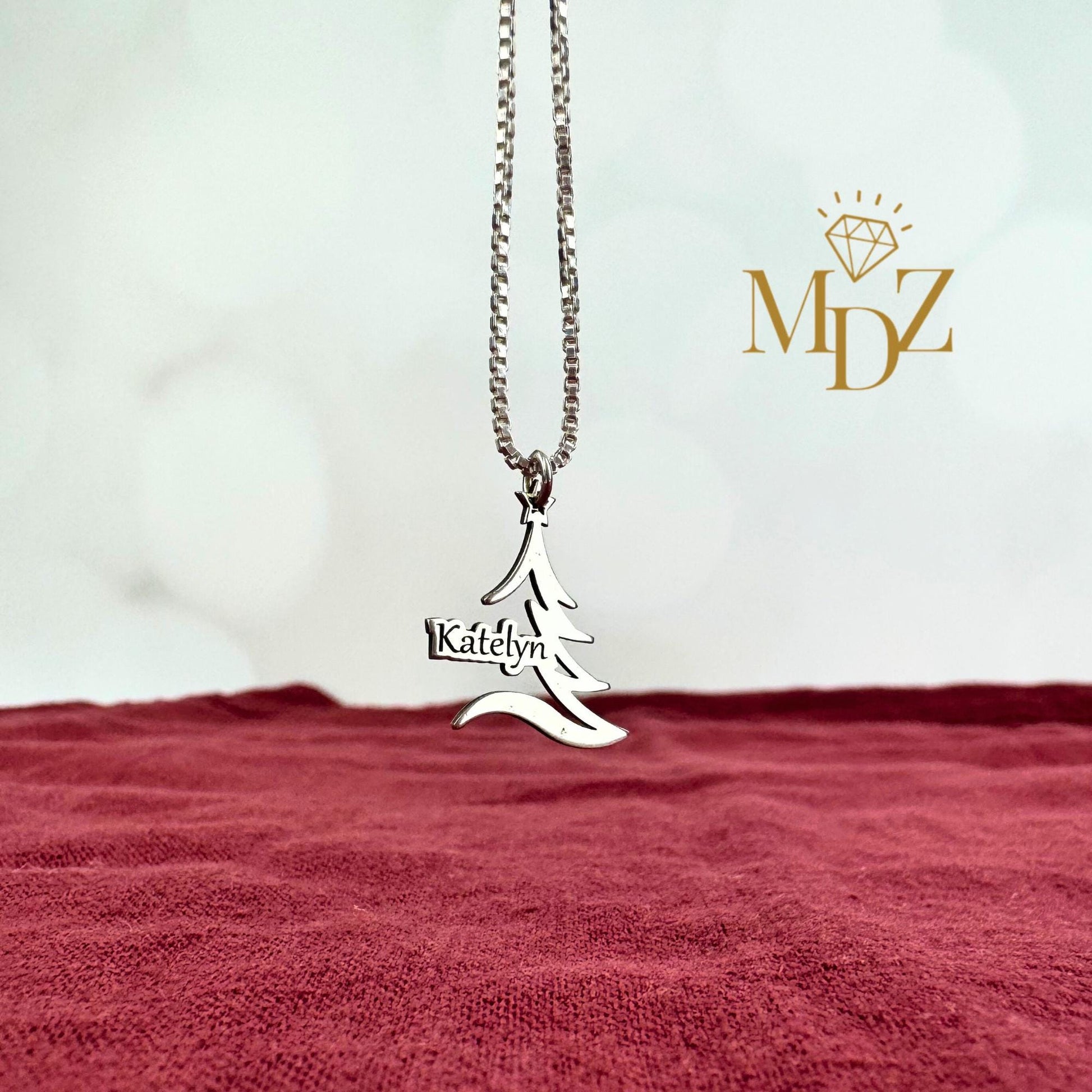 Holiday Custom Name Necklace