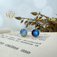 Natural Rainbow Labradorite Stud Earrings