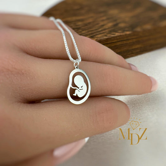 Baby in Womb Necklace